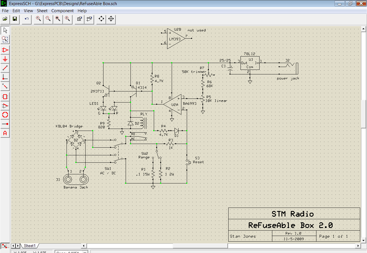 schematic screenshot from ExpressSCH